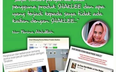 Produk Shaklee berbahaya, betul ker ?