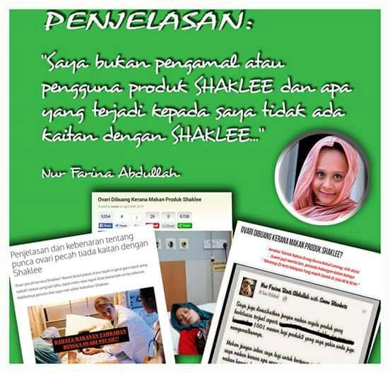 Produk Shaklee berbahaya, betul ker ?