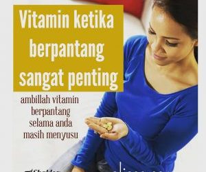 vitamin untuk dalam pantang, perlu ke ?