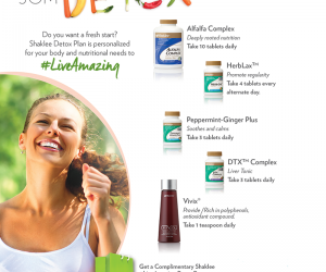 Set Detox Shaklee Bantu Detox Yang Berkesan Dan Sihat